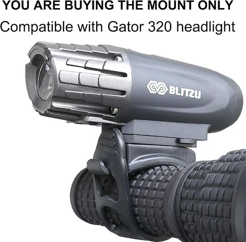 BLITZU New Improved Bike Light Mounting Bracket Strap for Gator 320, Gator 390 and Gator 450 Headlight in Saudi Arabia