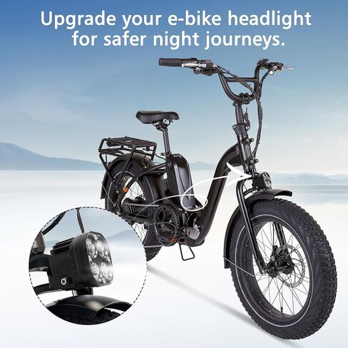 مجموعة المصابيح الأمامية لقوة RAD/لـ RADMINI/لـ RADROVER/لـ RADEXPAND/لـ RADRUNNER ، مصباح LED 6000K LED ، مصباح أمامي مقاوم للماء أربعة مصابيح واضحة ، إكسسوارات RAD in Saudi Arabia