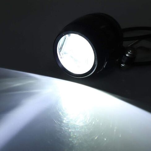 E Headlight 2 in 1 Electric Front Light Headlamp with 1.5m Length Cable Includes Headlight and Horn in Saudi Arabia