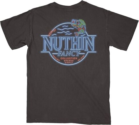 Nuthin Fancy CO Graphic Logo Tee, Classic T-Shirt with Bold Back Logo Design in Kuwait