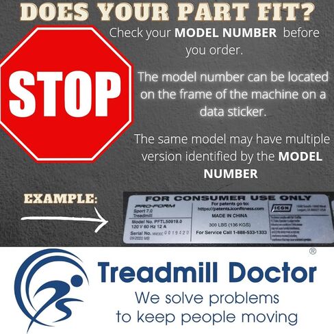 Treadmill Doctor Walking Belt for The Weslo Cadence G 5.9 Treadmill Model Number WLTL296090 Part Number 308725 in Saudi Arabia