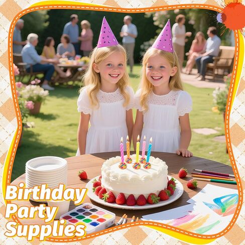 24 PCS Palette Cupcake Toppers Dessert Ring Cupcake Topper Art Paint Cake Toppers Painting Graffiti Art Party Favors Birthday Party Baby Shower Decor Supplies in Saudi Arabia