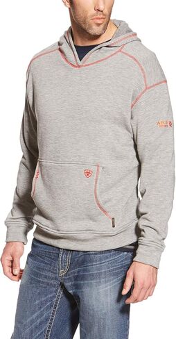 سترة Ariat FR Polartec Hoodie - سترة رجالية متينة طاردة للرياح والماء in Kuwait