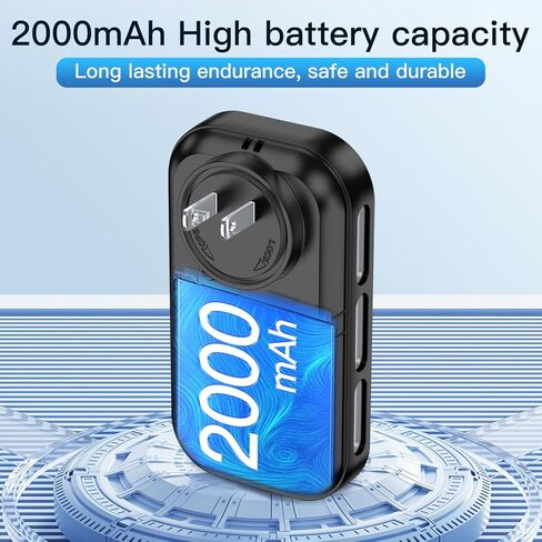 4in1 قابس في مزيج كاشف أول أكسيد الدخان والكربون المدمج في 2000 مللي أمبير شاشة HD Battery Battery [Smoke CO Temp Ressition] إنذار للفندق المنزلي في المنزل (أبيض) in Kuwait