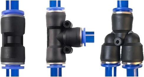 30/40/50/60/70 قطع الموصلات الهوائية موصلات بلاستيكية دفع الهو in Kuwait