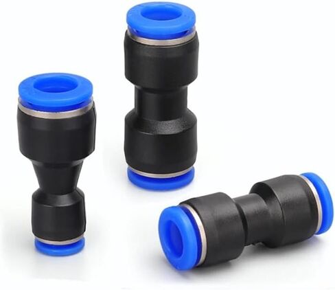 PU PG 4mm 6mmTo 8mm 10mm Pneumatic Fittings Fitting Plastic Connector Air Water Hose Tube Push In Straight Gas Quick Connectors(PG 8-12) in Kuwait