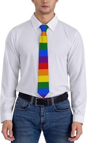 Funny Tie for Men Novelty Fun Full Print Men's Necktie For Wedding Party Business Casual Gifts in Kuwait