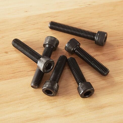 M10-1.5 x 20mm 10pcs Hex Socket Head Cap Screws Bolts, 12.9 Grade Alloy Steel, Black Oxide Finish, Metric Allen Drive, Full Thread in Kuwait