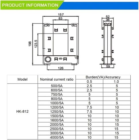 HK-812 Split core Current Transformer clamp on Sensor AC Current Transformer 1500/5A 1600A 2000A 2500A(2000A-5A) in Saudi Arabia
