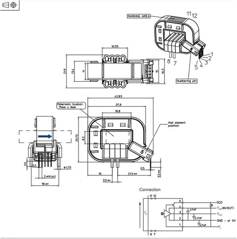 HO250-P/SP606-1106 Current Sensor Transformer 250A in Saudi Arabia