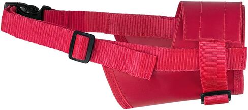 collardirect 2 -pcs مجموعة الكلب - غطاء قابل للتعديل نايلون نايلون الكلب الغطاء حارس حارس للكلاب الصغيرة والمتوسطة والكبيرة ، مضغ ، النباح والعض - الأسود والأحمر (2 أسود ، L/XL) in Saudi Arabia
