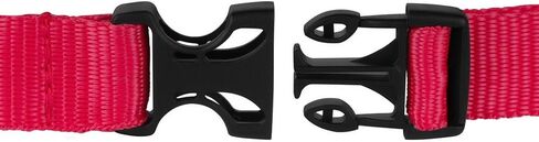 collardirect 2 -pcs مجموعة الكلب - غطاء قابل للتعديل نايلون نايلون الكلب الغطاء حارس حارس للكلاب الصغيرة والمتوسطة والكبيرة ، مضغ ، النباح والعض - الأسود والأحمر (2 أسود ، L/XL) in Saudi Arabia