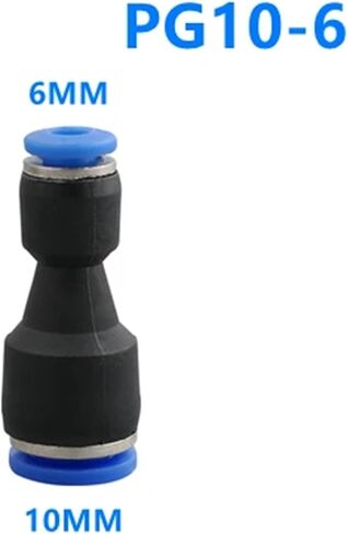 تركيبات موصل أنبوب التركيب الهوائية هو الهواء السريع أنبوب الماء السريع في خرطوم انقلاب سريع 4 مم 6 مم 8 مم 10 مم 12 مم PU PG (PU 8MM) in Kuwait