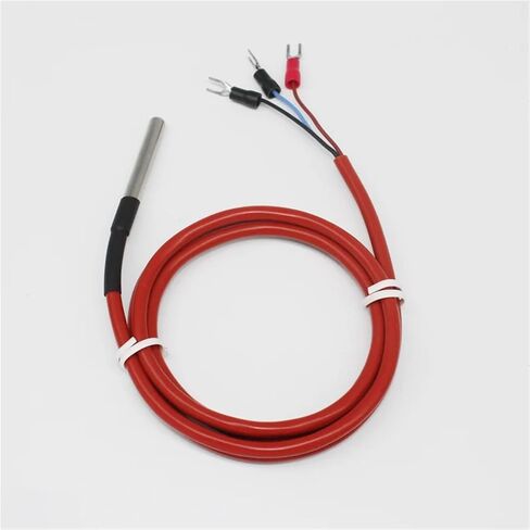 -100'C~150'C PT100 Temperature Sensor RTD Sensor Thermal Resistance with Silicone Cable(5m Sensor Cable) in Saudi Arabia