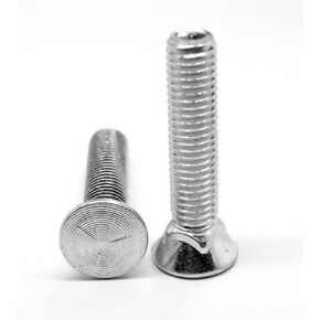 3/8"-16 x 1 3/4" Coarse Thread Grade 5 Plow Bolt #3 Flat Head Medium Carbon Steel Zinc Plated Pk 700 in Saudi Arabia