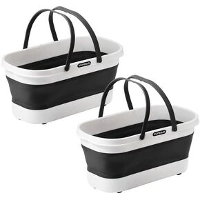 Superio Fold N 'Go Mop Bucket مع عجلات - دلو التنظيف القابل للطي ، 10 لتر ، سطل المياه المحمولة للمنزل ، السيارات ، والاستخدام في الهواء الطلق in Kuwait
