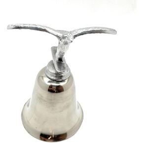 Botanica Las Americas التقليدية Obatala Bell ، المعدن الفضي ، 7 بوصة (عرض غير محدد) ، مقود جبل in Kuwait