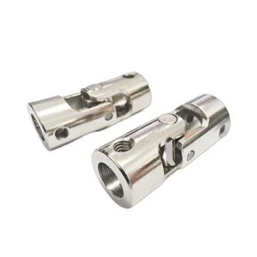1PC Metal Cardan Joint Silver Motor Connector Universal Multiple Size Joint Coupling Gimbal for RC Car Boat(2.3-2.3) in Kuwait