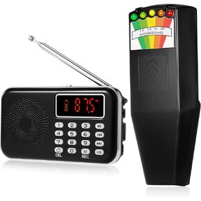 2pcs Ghost Hunting Equipment Kit Include 1 Pcs LED EMF Meter Magnetic Field Ghost Hunting and 1 Pcs Ghost Radio Ghost Hunting Device for Electromagnetic Paranormal Investigations in Kuwait