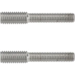 إنشاء فكرة 2pcs محول ملولب مزدوج الطرف المربوطة مسمار المسامير M8x20 إلى M10x35 304 محول الخيط الفولاذ المقاوم للصدأ لوظائف sisal و scratfer in Kuwait