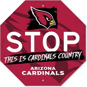 FANMATS 48313 NFL - Tampa Bay Buccaneers Metal Stop Sign | Pewter | 18"x18" | Pirate Flag Primary Logo with This is Buccaneers Country Wordmark in Kuwait