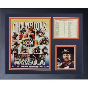 Legends Never Die 1997 Denver Broncos Super Bowl Champions Framed Photo Collage, 11x14-Inch, (11558U) in Kuwait