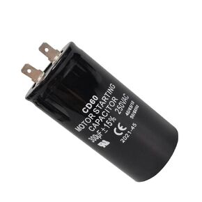 CD60 300uF Starting Capacitor 250VAC 300MFD Black for Ryobi Electric Pressure Washer Ry142300 in Kuwait