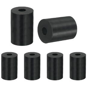 UXCELL 6 PCS متعددة الأغراض فاصل المطاط ، 0.4 "OD X 1.6" ID x 2 "سمك العزل المضاد للهواء البطانات المطاطية الغسالات الغسالات لملحقات القوارب للسيارات المنزلية (أسود) in Kuwait