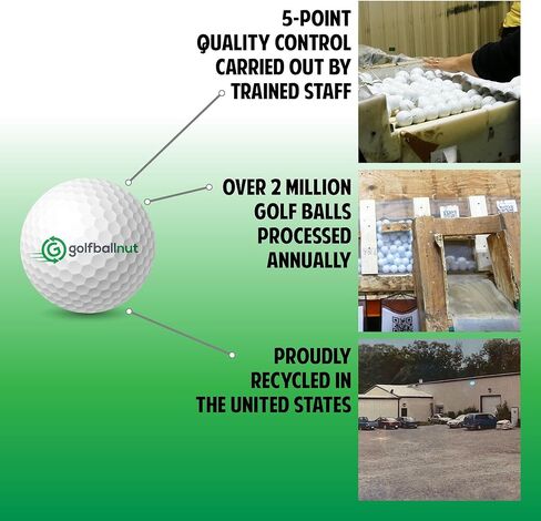 كرات الجولف المعاد تدويرها لـ Titleist Avx- الأداء المتميز تستخدم كرات الجولف Bulk 4A بالقرب من حالة النعناع- تشمل حقيبة شبكة- (24-48) ، أبيض in Kuwait