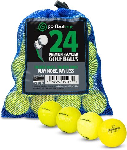 Used Recycled for Bridgestone White, Yellow or Mixed Colors 4A Quality Near Mint Golf Balls in Saudi Arabia