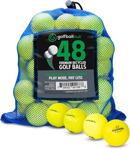 Used Recycled for Bridgestone White, Yellow or Mixed Colors 4A Quality Near Mint Golf Balls in Saudi Arabia