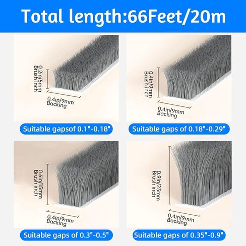Weather Stripping Door Window Seal Strip 33 Ft, Selfadhesive Strong Adhesion, soundproofing, Draft Blocker, Dustproof, Suitable for Doors and Windows Cabinet Doors, 0.2 Inch Thick, White in Kuwait