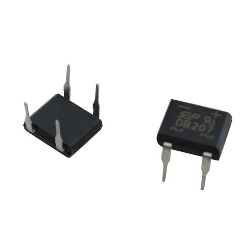 Taodan 10pcs Bridge Diode Diode Rectifier Cacket SMT Direct Direct Dip-4 مرحلة واحدة من 4 دن-دبوس سيليكون إلكتروني للوحات الدوائر المطبوعة in Saudi Arabia