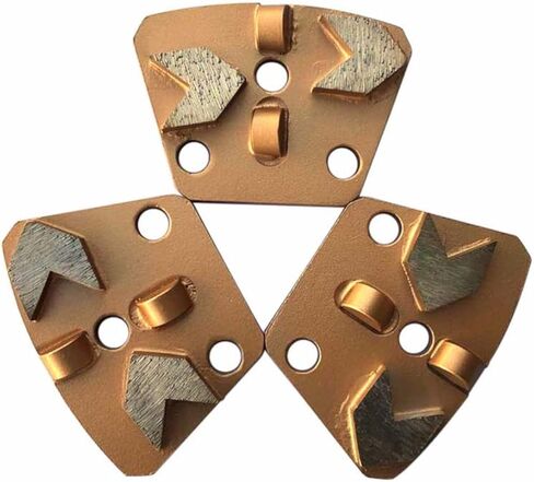 أقراص طحن الماس شبه المنحرف للحصان الحديدي ، المحارب ، XtremePolishing & ASL Grinders ، 60/80 ، رابطة ناعمة ، مجموعة من 3pcs in Kuwait