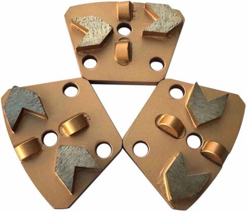 أقراص طحن الماس شبه المنحرف للحصان الحديدي ، المحارب ، XtremePolishing & ASL Grinders ، 60/80 ، رابطة ناعمة ، مجموعة من 3pcs in Kuwait
