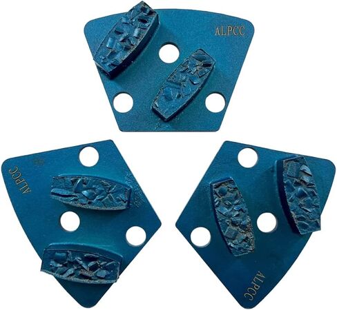 أقراص طحن الماس شبه المنحرف للحصان الحديدي ، المحارب ، XtremePolishing & ASL Grinders ، 60/80 ، رابطة ناعمة ، مجموعة من 3pcs in Kuwait