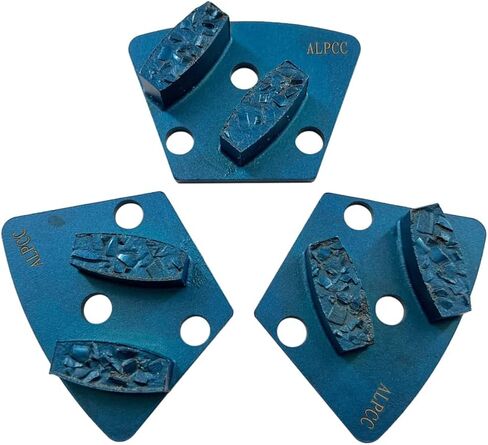 أقراص طحن الماس شبه المنحرف للحصان الحديدي ، المحارب ، XtremePolishing & ASL Grinders ، 60/80 ، رابطة ناعمة ، مجموعة من 3pcs in Kuwait
