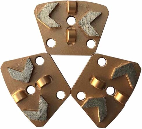 أقراص طحن الماس شبه المنحرف للحصان الحديدي ، المحارب ، XtremePolishing & ASL Grinders ، 60/80 ، رابطة ناعمة ، مجموعة من 3pcs in Kuwait