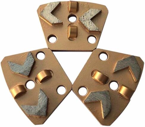 أقراص طحن الماس شبه المنحرف للحصان الحديدي ، المحارب ، XtremePolishing & ASL Grinders ، 60/80 ، رابطة ناعمة ، مجموعة من 3pcs in Kuwait