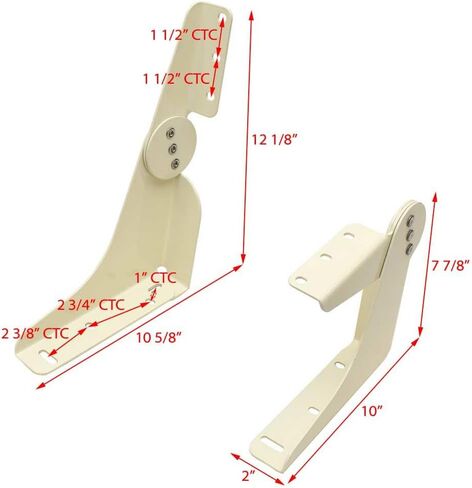 مقعد قارب الممرات المقعد القابل للطي مفصلات J-1551-CT | تان القهوة (مجموعة من 2) in Saudi Arabia