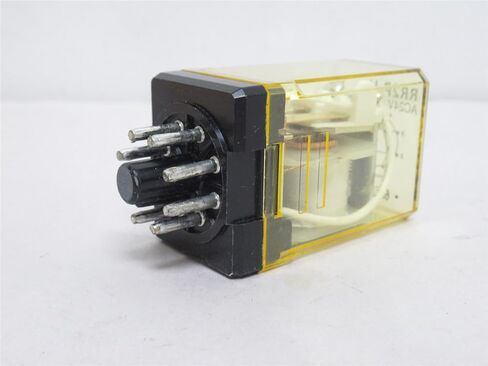IDEC RR2P-U-AC24V 2 Poles DPDT, 24 VAC Coil, 50/60 HZ, 8 PIN Terminal, Plain Style, Power Relay, RR Series, Rugged Industrial 10 AMP in Saudi Arabia