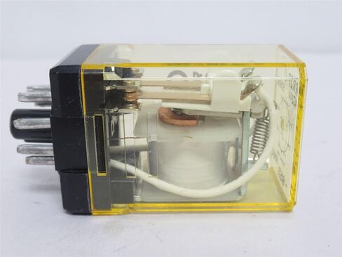 IDEC RR2P-U-AC24V 2 Poles DPDT, 24 VAC Coil, 50/60 HZ, 8 PIN Terminal, Plain Style, Power Relay, RR Series, Rugged Industrial 10 AMP in Saudi Arabia