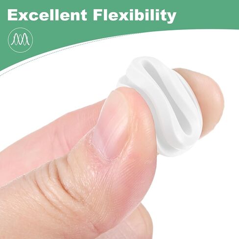 4 عبوات مقابس ثقب السيليكون ، المفاجئة في سدادات ثقب القفل لثقب 35-38 مم ، مستديرة الثقب المقابس المطاط في المطبخ الحاجز سدادات الختم مقاومة للماء [أبيض] in Kuwait