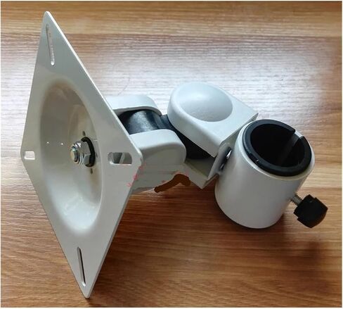 10 كجم من حركة الحركة أجزاء الحامل 10 بوصة 24 بوصة 27 بوصة 2 بوصة دوارة دوارة شاشة LCD حائط حامل 360 درجة دوارة أنبوب الحامل (أبيض) in Kuwait