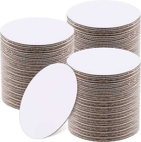 50pcs 10 بوصة ألواح كعكة دائرية أبيض مقاوم للكعكة من الورق المقوى من الورق المقوى القابل للتصرف لوحات الأطباق لوحات صينية صينية الحامل للحلويات DIY عيد ميلاد in Saudi Arabia