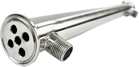مكثف Dephlegmator 1.5 "38mm (OD50.5mm) TIR-Clamp Contenser مع مؤشر ترابط الذكور 1/2" للتقطير ، الطول 450 مم ، dephlegmator ، الارتجاع ، SS304 in Saudi Arabia