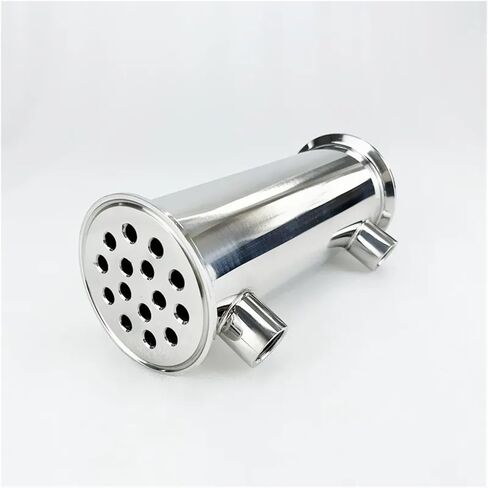 Condenser Dephlegmator 3" OD91mm, Sanitary Dephlegmator/Condenser with 1/2" Female Thread,15 Pipes Inside ID 8mm,Lenght 200mm,SS304 in Saudi Arabia
