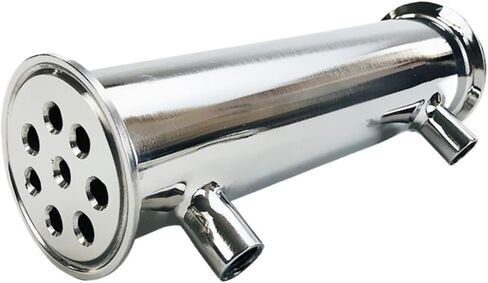 Dephlegmator المكثف 2 "51 ملم (OD64MM) Dephlegmator ، الارتجاع ، مكثف التقطير. طول 200 مم ، مع فقي 1/4" ، الفولاذ الصحي 304 in Saudi Arabia