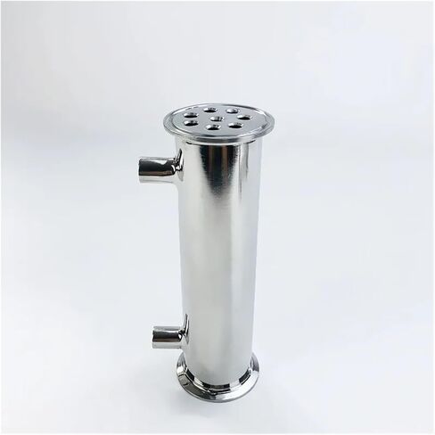Dephlegmator المكثف 2 "51 ملم (OD64MM) Dephlegmator ، الارتجاع ، مكثف التقطير. طول 200 مم ، مع فقي 1/4" ، الفولاذ الصحي 304 in Saudi Arabia