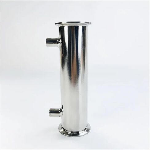 Dephlegmator المكثف 2 "51 ملم (OD64MM) Dephlegmator ، الارتجاع ، مكثف التقطير. طول 200 مم ، مع فقي 1/4" ، الفولاذ الصحي 304 in Saudi Arabia